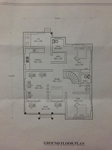 simple  bedroom  story kerala style house plan  kerala home plans