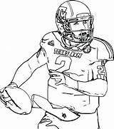 Coloring Pages Seahawks Seattle Color Seahawk Football Getcolorings sketch template