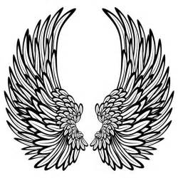 angel wing templates printable printable coloring pages