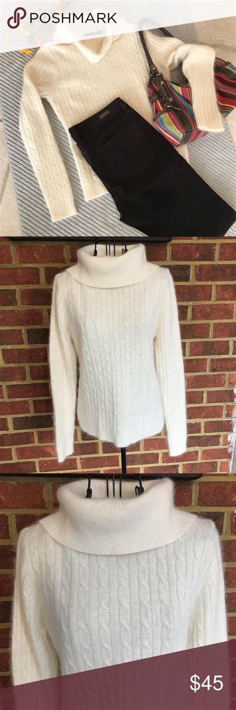 tailor b moss cable knit cowl neck angora sweater clothes design