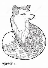 Fox Coloring Pages Cute Printable Animal Bubakids Sheet Special Ads Google sketch template