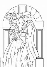 Prinz Prinzessinn Ausmalbild Principesse Coloringpages Q3 sketch template