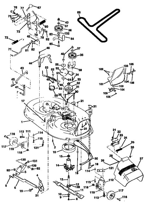 craftsman  riding mower parts diagram reviewmotorsco