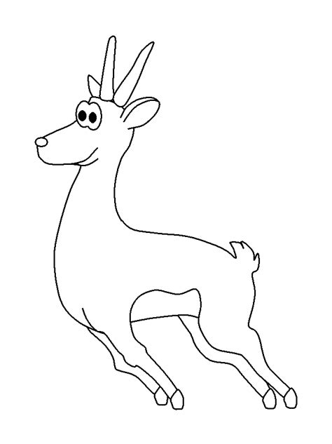 gazelle printable coloring pages