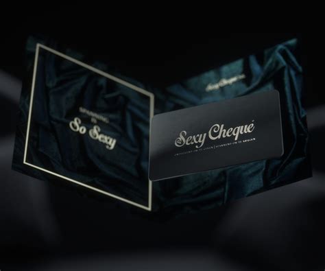 Luxe Tcard Sexy Cheque