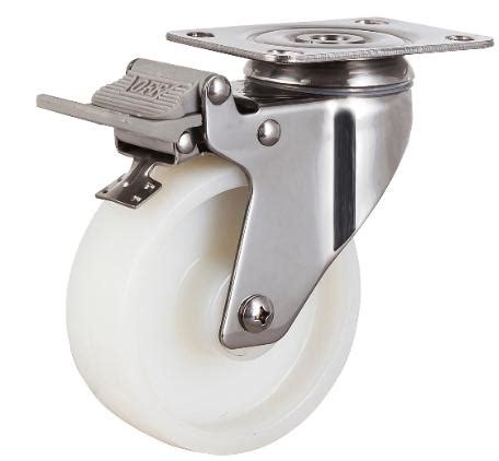 mm  lbs light duty caster wheel  brake  swivel plate stainless