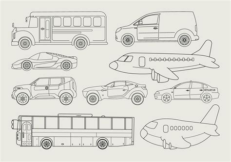 coloring pages  kids transportation graphic  sajibbarman