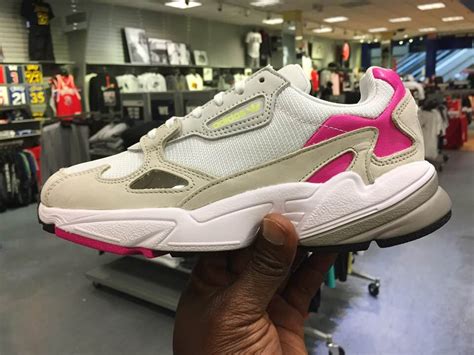 kylie jenner adidas falcon white pink cm