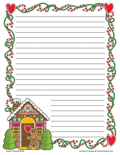 story writing paper printable lined paper