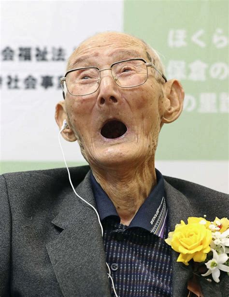 worlds oldest man  smiling   secret   years good