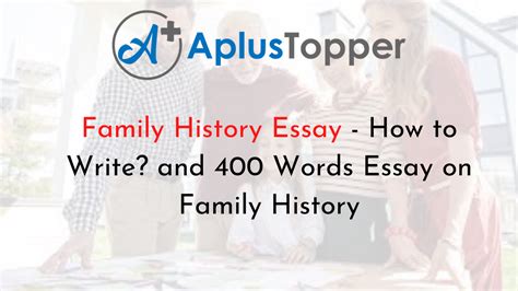 family history essay   write   words essay  family