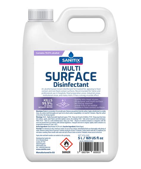 multi surface disinfectant refill    fl oz hand rub