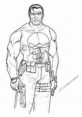 Punisher Template sketch template