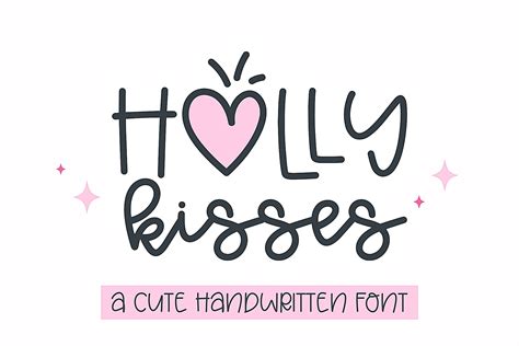 Holly Kisses Font By Bitongtype · Creative Fabrica