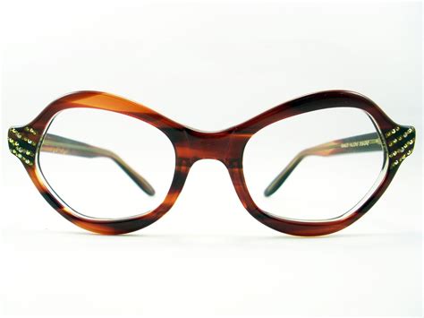 Vintage Eyeglasses Frames Eyewear Sunglasses 50s Vintage Honey Amber