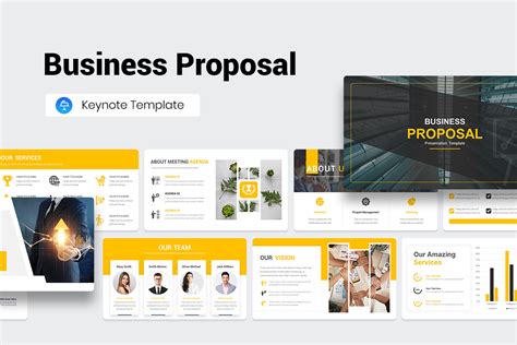 business proposal keynote  template nulivo market