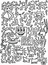 Haring Keith Coloring Pages Book Modern Contemporary Printable Graffiti Other Icons Most Icon Getdrawings Rea Fairey Quirky Shepard Mcguinness Brian sketch template
