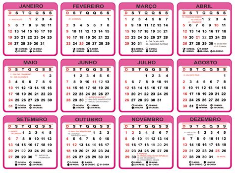 grade calendario   de rosa imagem legal