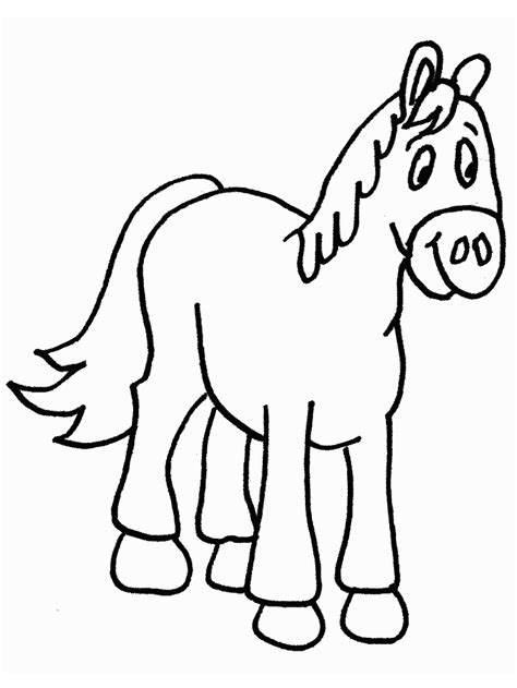 horses horse animals coloring pages coloring page book
