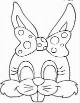 Bunny Easter Mask Template Masks Kids Printable Rabbit Templates Crafts Face Craft Printables Print Pages Coloring Google Paper Animal Casa sketch template