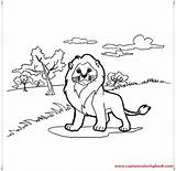 Coloring Lion Plus Google Twitter sketch template