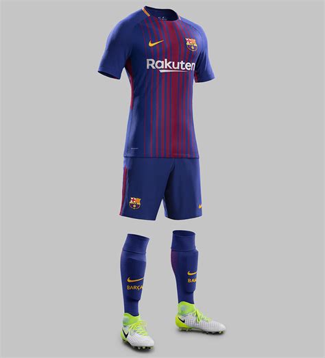 outstanding barcelona   home kit released