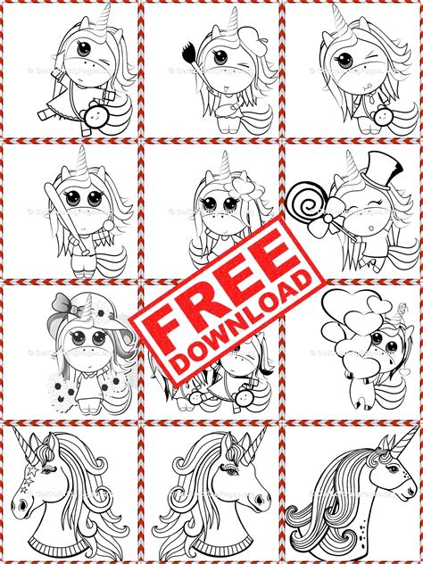 unicorn coloring pages  printables unicorn coloring pages