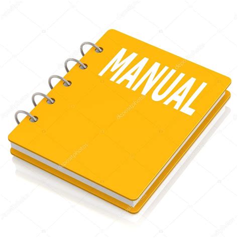 manual hard cover book stock photo  ctang