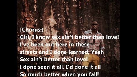 Trey Songz Sex Ain T Better Than Love W Download Link And Lyrics Youtube
