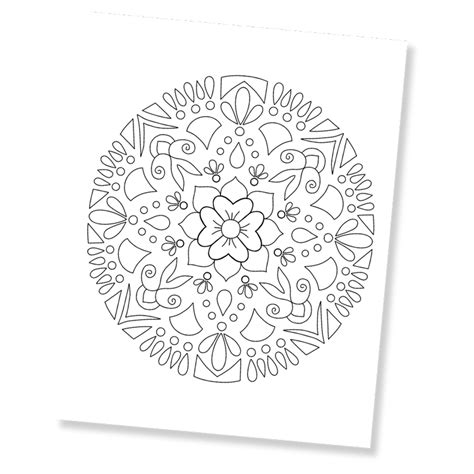 freebie   shapes coloring page  adults