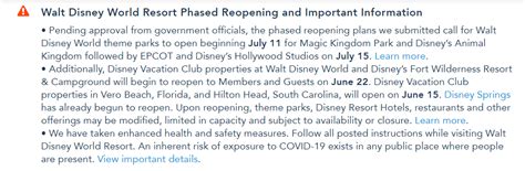 disney world clarifies  reservations system  resort hotel reopening date arts stories