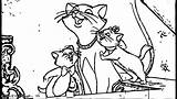 Aristocats Coloring Wecoloringpage sketch template