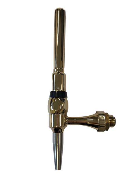 small beer dispense tap gold plated brass