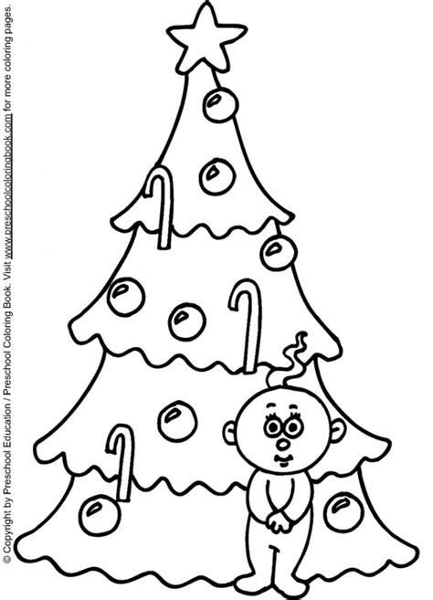wwwpreschoolcoloringbookcom christmas coloring page