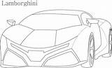 Lamborghini Coloringhome sketch template