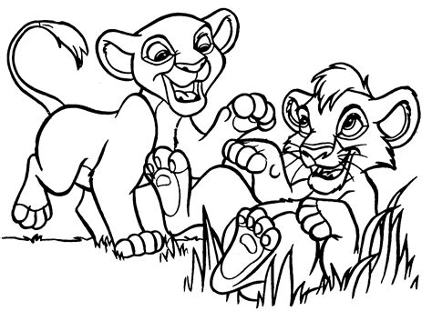 lion guard coloring pages coloringall kion  ono coloring page
