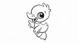 Coloring Duck Baby Pages Cute Printable Color Kids Popular Coloringhome sketch template