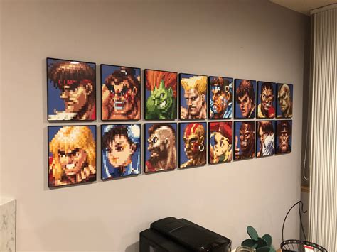 retro street fighter  super turbo character select screen etsy