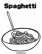 Spaghetti Pasta Drawing Bowl Coloring Pages Macaroni Clipart Sketch Rice Food Easy Printable Pie Getdrawings Cartoon Colouring Drawings Material Cereal sketch template