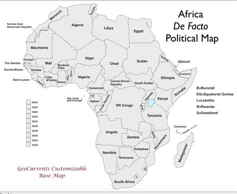 printable map  africa  countries printable maps