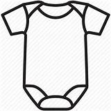 Baby Clothes Bodysuit Icon Drawing Infant Child Svg Icons Getdrawings sketch template
