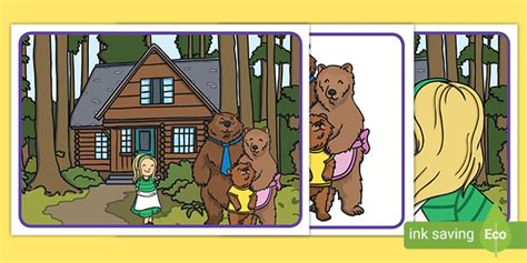 goldilocks    bears sequencing pictures activity