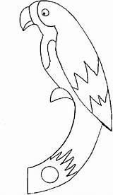 Parrot Coloring Pages Printable Kids sketch template