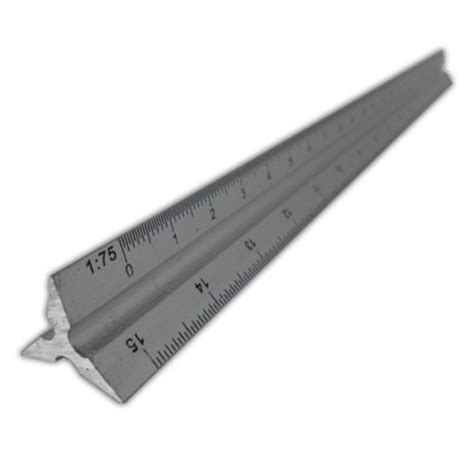 mm  aluminium scale ruler rule engineers architects technical
