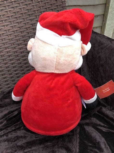 Personalised Father Christmas Plush Toy Personalised Teddy Etsy