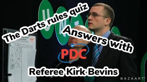 darts rules quiz answers revealed wkirk bevins youtube
