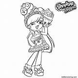 Coloring Pages Shoppies Pam Cake Kids Printable Color sketch template
