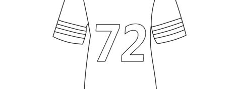 football jersey template large
