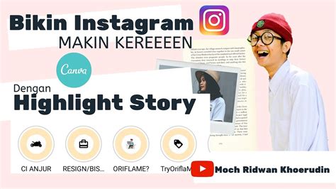 tutorial  buat highlight cover instagram story  mudah