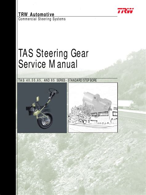trw steering box service manual steering automatic transmission